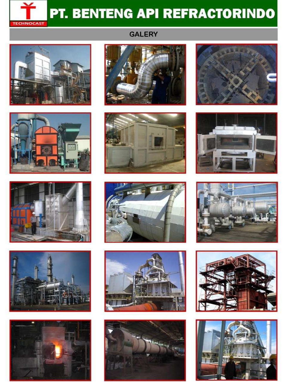 Galeri Foto Pekerjaan Refractory Dan Insulation